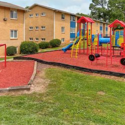 Exterior playground at  The Preserve on Conley located in Forest Park, GA